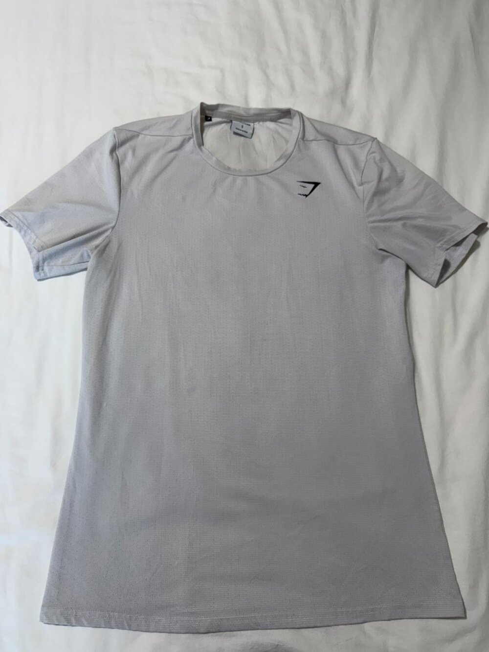 Gymshark Men’s Gray Lightweight Performance Workout Shirt Size Small